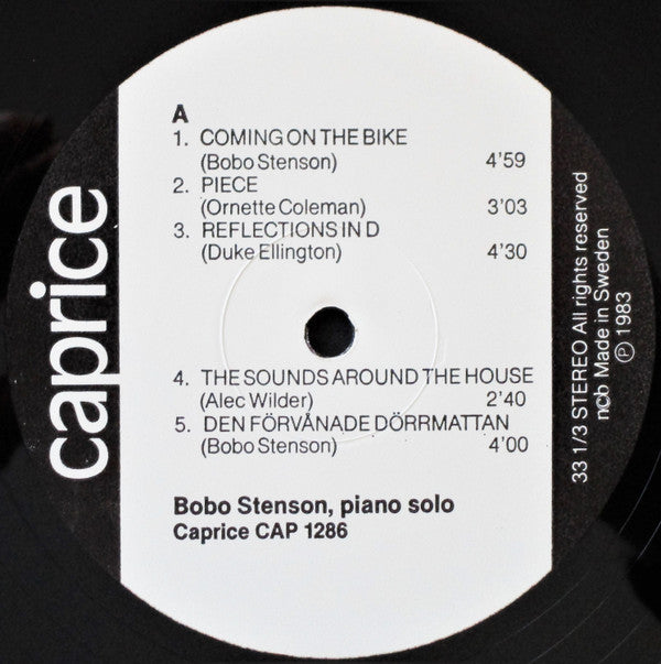 Bobo Stenson ~ The Sounds Around The House (Vinyl) - Djungel & Jazz