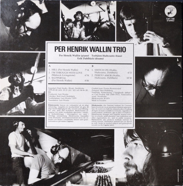 Per Henrik Wallin Trio ~ Per Henrik Wallin Trio (Vinyl) - Djungel & Jazz