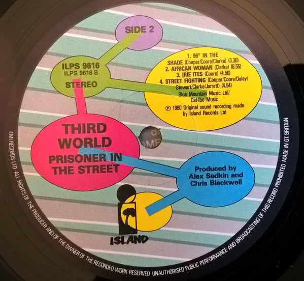Third World ~ Prisoner In The Street (Vinyl) - Djungel & Jazz