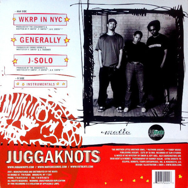 Juggaknots* : WKRP In NYC / Generally / J-Solo (12")