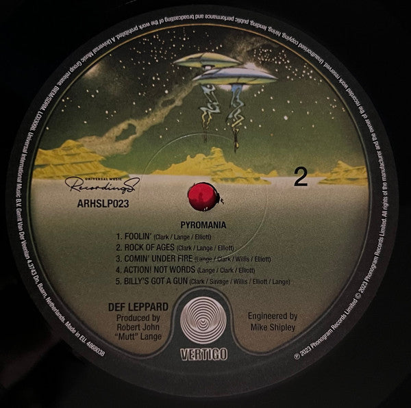 Def Leppard ~ Pyromania (Vinyl) - Djungel & Jazz