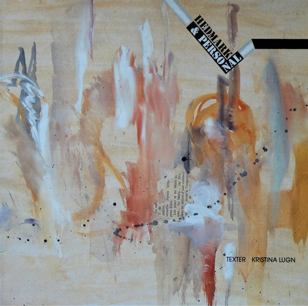 Ann Kristin Hedmark ~ Hedmark & Personal (Vinyl) - Djungel & Jazz