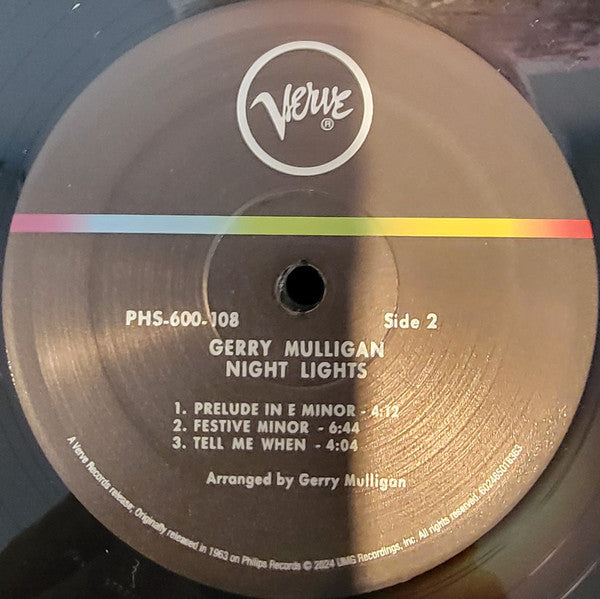 Gerry Mulligan ~ Night Lights (Vinyl) - Djungel & Jazz