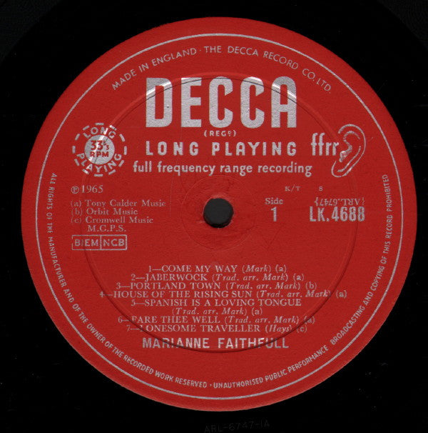 Marianne Faithfull ~ Come My Way (Vinyl) - Djungel & Jazz