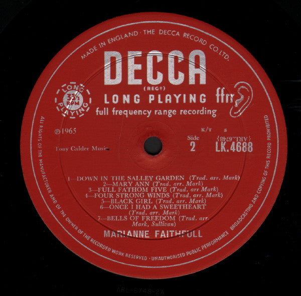 Marianne Faithfull ~ Come My Way (Vinyl) - Djungel & Jazz