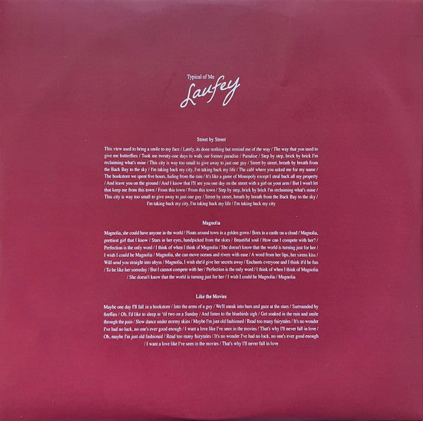 Laufey  ~ Typical Of Me (Vinyl) - Djungel & Jazz