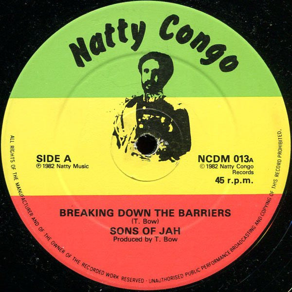 Sons Of Jah : Breaking Down The Barriers (12")