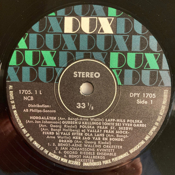 Bengt-Arne Wallin / Jan Johansson / Georg Riedel / Bengt Hallberg ~ Adventures In Jazz And Folklore (Vinyl) - Djungel & Jazz