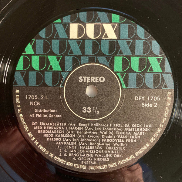 Bengt-Arne Wallin / Jan Johansson / Georg Riedel / Bengt Hallberg ~ Adventures In Jazz And Folklore (Vinyl) - Djungel & Jazz