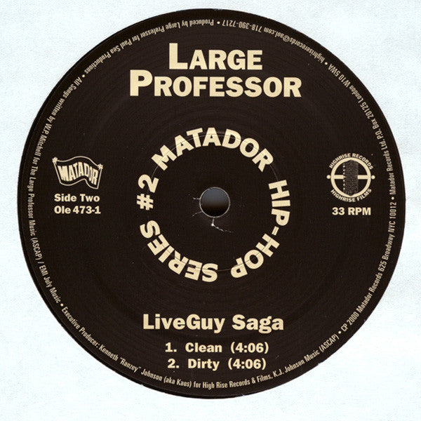 Large Professor ~ 'Bout That Time (Vinyl) - Djungel & Jazz
