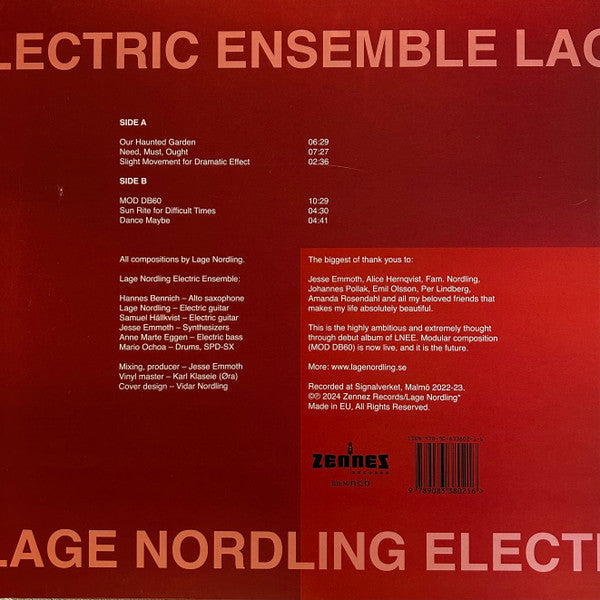 Lage Nordling Electric Ensemble ~ Lage Nordling Electric Ensemble (Vinyl) - Djungel & Jazz