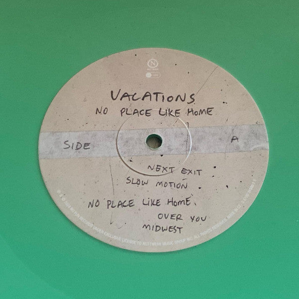 VACATIONS (4) : No Place Like Home (LP, Album, Gre)