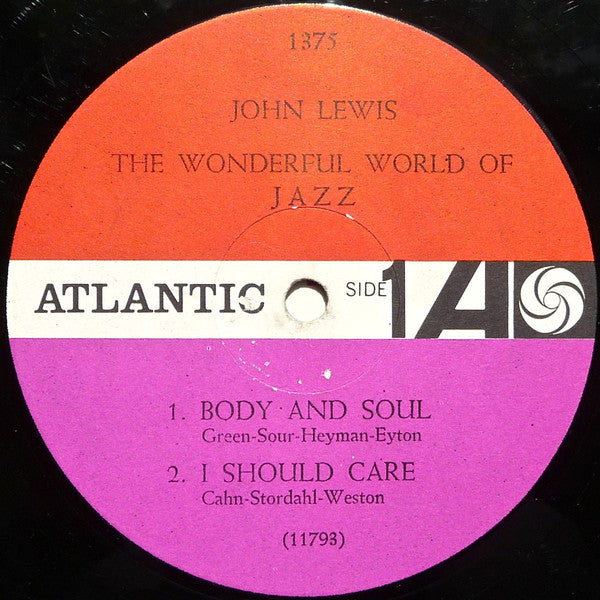 John Lewis ~ The Wonderful World Of Jazz (Vinyl) - Djungel & Jazz