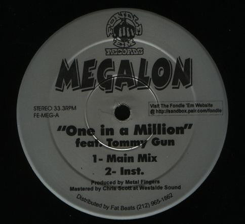 Megalon ~ One In A Million (Vinyl) - Djungel & Jazz