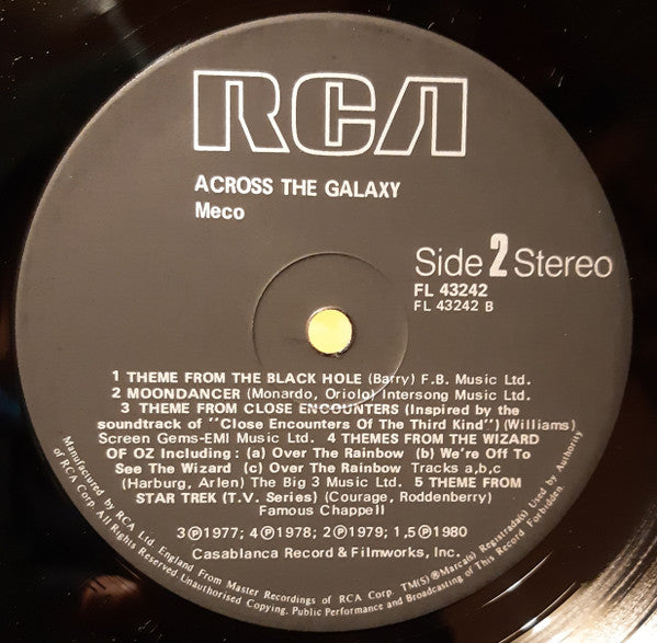 Meco ~ Across The Galaxy (Vinyl) - Djungel & Jazz