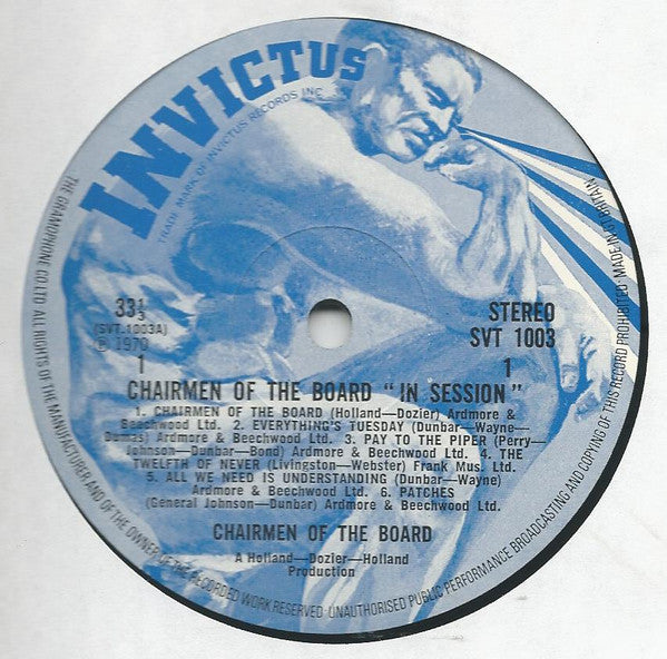 Chairmen Of The Board ~ In Session (Vinyl) - Djungel & Jazz