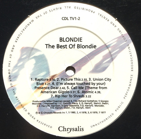 Blondie ~ The Best Of Blondie (Vinyl) - Djungel & Jazz