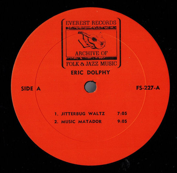 Eric Dolphy Guest Artist "Cannonball" Adderly ~ Eric Dolphy (Vinyl) - Djungel & Jazz