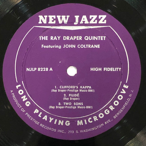 The Ray Draper Quintet Featuring John Coltrane ~ The Ray Draper Quintet Featuring John Coltrane (Vinyl) - Djungel & Jazz