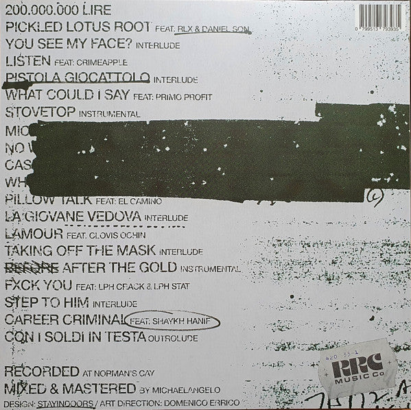 Michaelangelo ~ No Face, No Case (Vinyl) - Djungel & Jazz