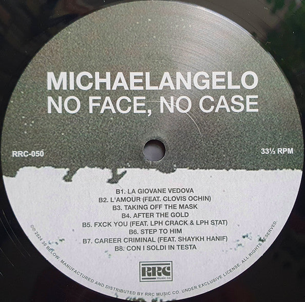 Michaelangelo ~ No Face, No Case (Vinyl) - Djungel & Jazz