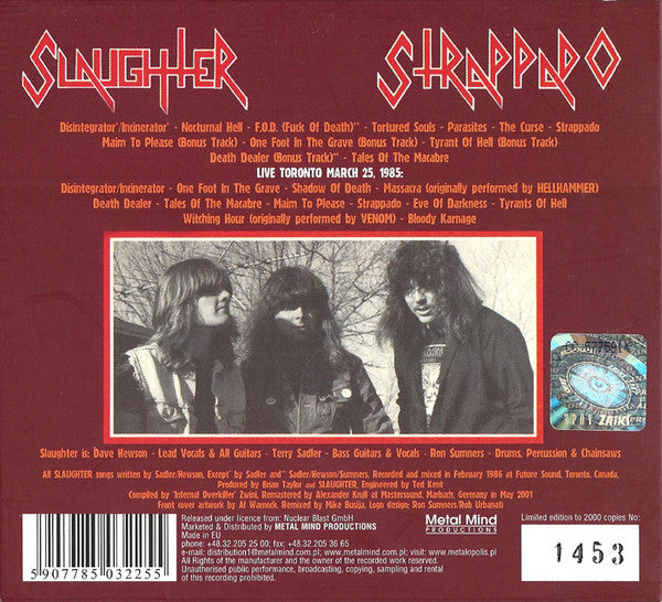 Slaughter ~ Strappado (Vinyl) - Djungel & Jazz