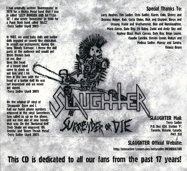 Slaughter ~ Strappado (Vinyl) - Djungel & Jazz