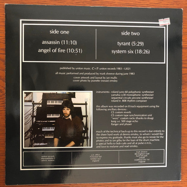 Mark Shreeve ~ Assassin (Vinyl) - Djungel & Jazz