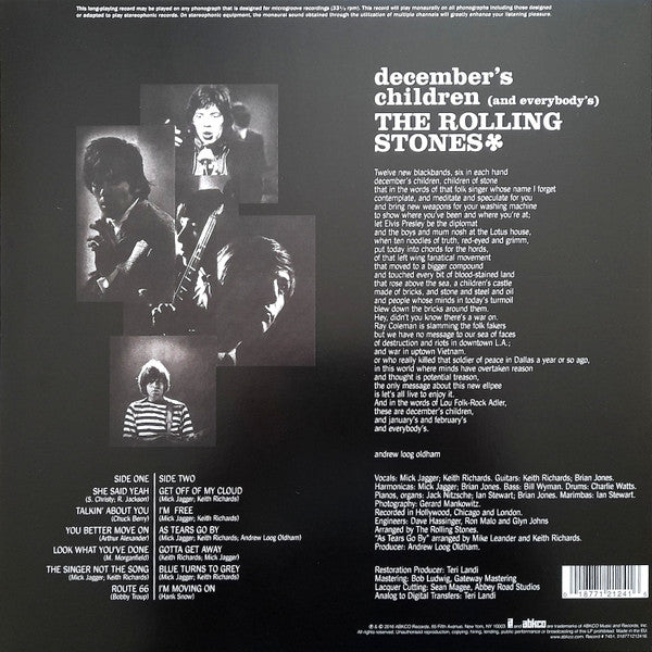 The Rolling Stones ~ December's Children (And Everybody's) (Vinyl) - Djungel & Jazz