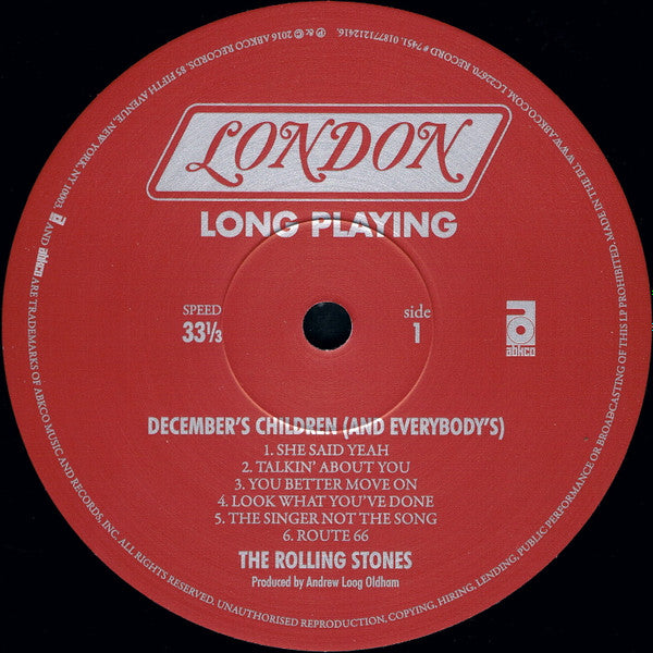 The Rolling Stones ~ December's Children (And Everybody's) (Vinyl) - Djungel & Jazz