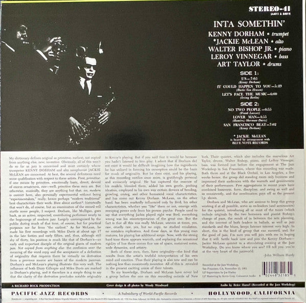 Kenny Dorham & Jackie McLean ~ Inta Somethin' (Vinyl) - Djungel & Jazz