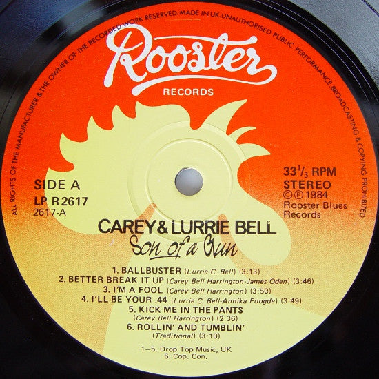 Carey Bell & Lurrie Bell ~ Son Of A Gun (Vinyl) - Djungel & Jazz