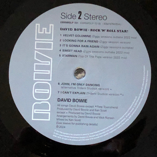 David Bowie ~ Rock 'N' Roll Star! (Vinyl) - Djungel & Jazz