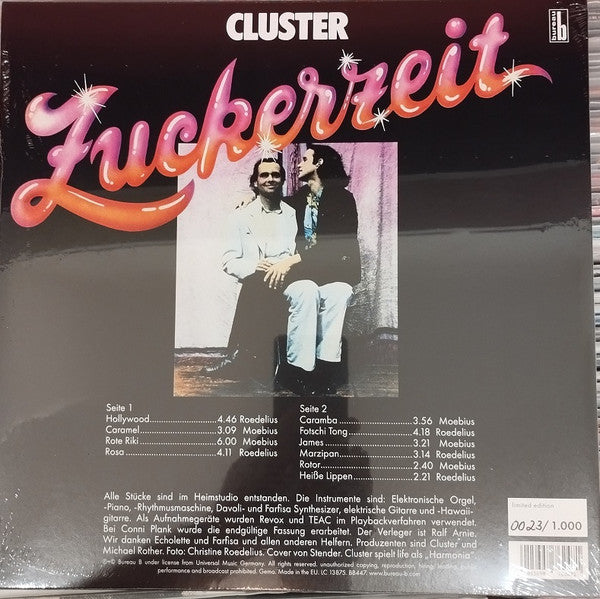 Cluster ~ Zuckerzeit (Vinyl) - Djungel & Jazz