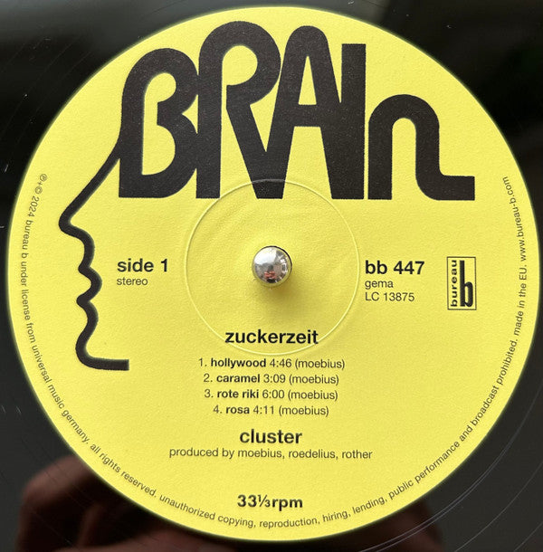 Cluster ~ Zuckerzeit (Vinyl) - Djungel & Jazz