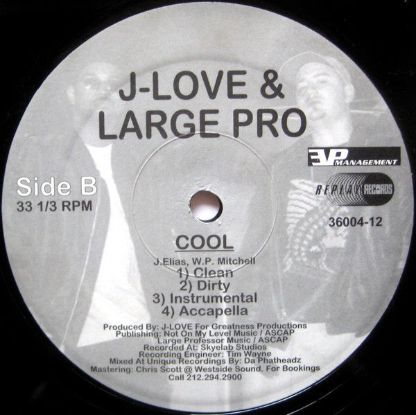 J-Love & Large Pro ~ Rap Professionals (Vinyl) - Djungel & Jazz