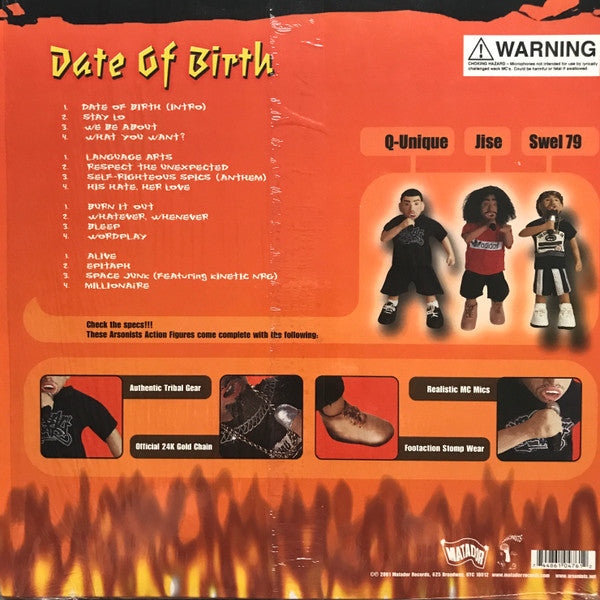 The Arsonists : Date Of Birth (2xLP, Album)