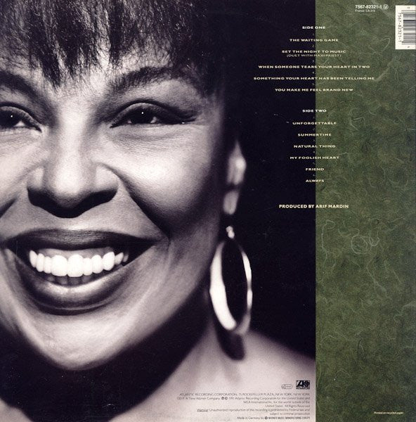 Roberta Flack ~ Set The Night To Music (Vinyl) - Djungel & Jazz