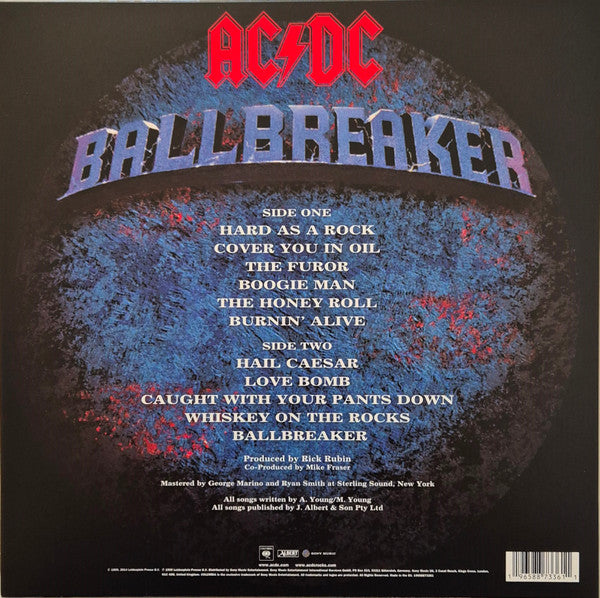 AC/DC : Ballbreaker (LP, Album, Ltd, RE, RM, S/Edition, Gol)
