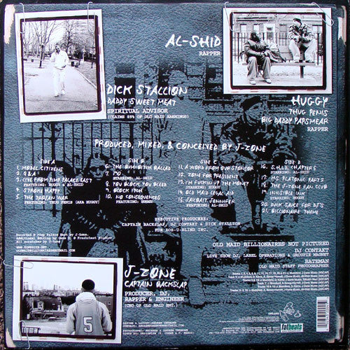 J-Zone Presents The Old Maid Billionaires : Pimps Don't Pay Taxes (2xLP, Album)