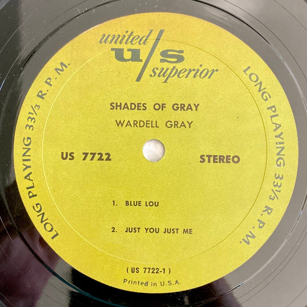 Wardell Gray ~ Shades Of Gray (Vinyl) - Djungel & Jazz