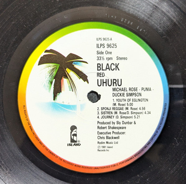 Black Uhuru ~ Red (Vinyl) - Djungel & Jazz