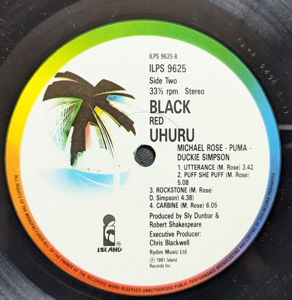 Black Uhuru ~ Red (Vinyl) - Djungel & Jazz