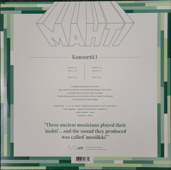 Mahti ~ Konsertti 1 (Vinyl) - Djungel & Jazz