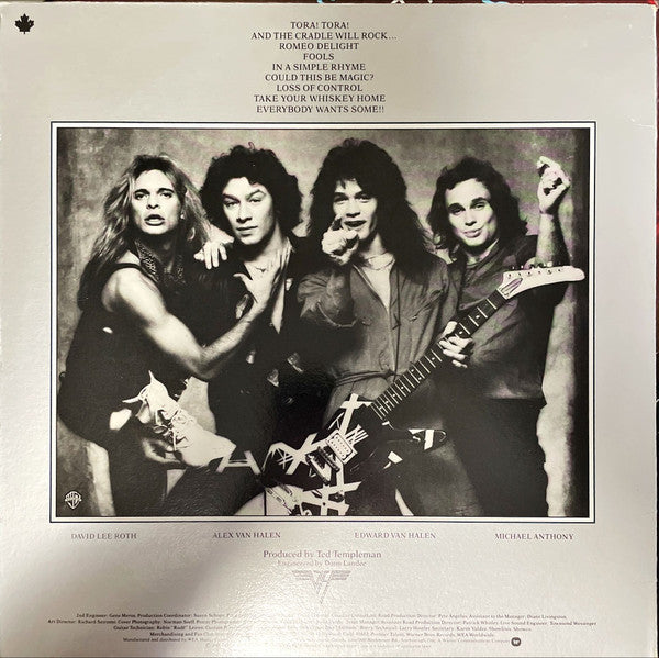 Van Halen ~ Women And Children First (Vinyl) - Djungel & Jazz