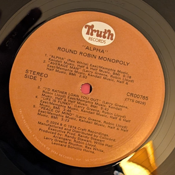 The Round Robin Monopoly ~ Alpha (Vinyl) - Djungel & Jazz