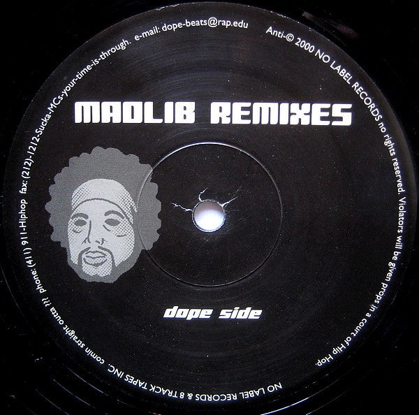 Madlib ~ Madlib Remixes (Vinyl) - Djungel & Jazz