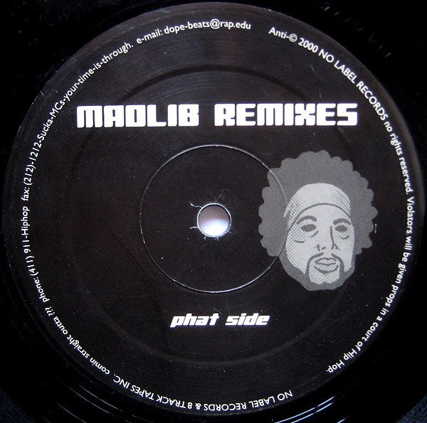 Madlib ~ Madlib Remixes (Vinyl) - Djungel & Jazz