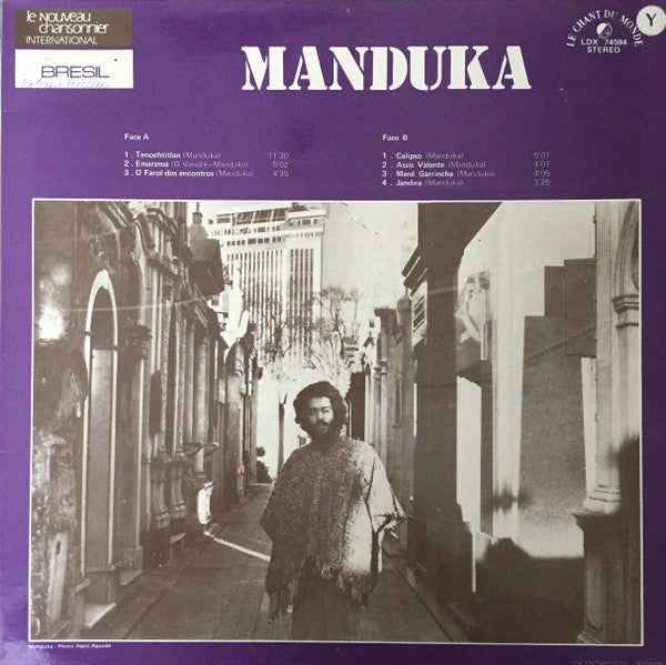 Manduka & Naná Vasconcelos : Manduka (LP, Album)