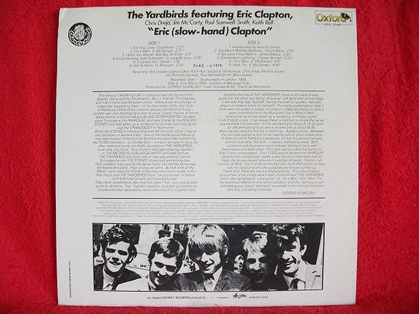 The Yardbirds Featuring Eric Clapton : The Yardbirds Featuring Eric Clapton, Eric (Slow-Hand) Clapton (LP, Comp)